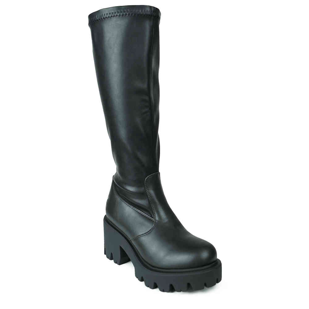 Altercore - Sarin Vegan Bottes de plate-forme - Noir